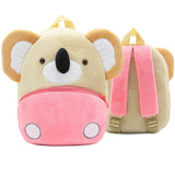 Baby Plush Backpack Animal School Bags Cartoon Cute Plushback Children Bag Kindergarten Schoolbag  Kids Backpack