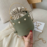Luxurious Handbags Bags for Women 2019 High Quality Leather Woman Bucket Bag Ladies Crossbody Bags High Capacity Shoulder Bag
