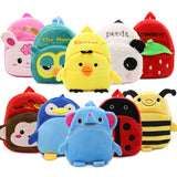 Animal Plush Backpack Baby Toy Minnie School Bag Kids Outdoor Travel Pack Student Kindergarten soft hello kitty backpack