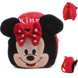 Animal Plush Backpack Baby Toy Minnie School Bag Kids Outdoor Travel Pack Student Kindergarten soft hello kitty backpack