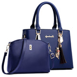 2pcs/set Women Handbags Fashion Casual Totes Luxury Handbags Designer Shoulder Bags New Bags for Women 2019 Composite Bag Bolsos