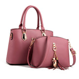 2pcs/set Women Handbags Fashion Casual Totes Luxury Handbags Designer Shoulder Bags New Bags for Women 2019 Composite Bag Bolsos