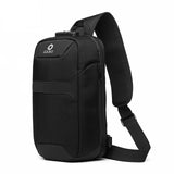 OZUKO 2019 New Men Anti-thief Chest Bags Lock Design Multifunction Shoulder Crossbody Bags For Men Trip Waterproof Messenger Bag
