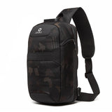 OZUKO 2019 New Men Anti-thief Chest Bags Lock Design Multifunction Shoulder Crossbody Bags For Men Trip Waterproof Messenger Bag
