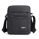 Solid Flap Bag College style Nylon Messenger Bag for Men Contracted Joker Crossbody Bag Lightweight Practical Shoulder Bag