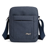 Solid Flap Bag College style Nylon Messenger Bag for Men Contracted Joker Crossbody Bag Lightweight Practical Shoulder Bag