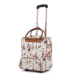 Women Trolley Luggage Rolling Suitcase Casual Stripes Rolling Case Travel Bag on Wheels Luggage Suitcase with Wheels
