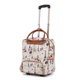 Women Trolley Luggage Rolling Suitcase Casual Stripes Rolling Case Travel Bag on Wheels Luggage Suitcase with Wheels