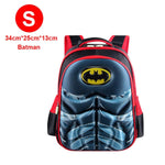 Superman Batman Spiderman Captain America Children School bag For Boy Girl Kindergarten Primary Kids Student Backpacks