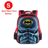 Superman Batman Spiderman Captain America Children School bag For Boy Girl Kindergarten Primary Kids Student Backpacks