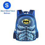 Superman Batman Spiderman Captain America Children School bag For Boy Girl Kindergarten Primary Kids Student Backpacks