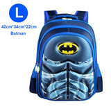Superman Batman Spiderman Captain America Children School bag For Boy Girl Kindergarten Primary Kids Student Backpacks