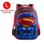 Superman Batman Spiderman Captain America Children School bag For Boy Girl Kindergarten Primary Kids Student Backpacks