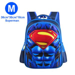 Superman Batman Spiderman Captain America Children School bag For Boy Girl Kindergarten Primary Kids Student Backpacks