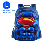 Superman Batman Spiderman Captain America Children School bag For Boy Girl Kindergarten Primary Kids Student Backpacks