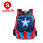 Superman Batman Spiderman Captain America Children School bag For Boy Girl Kindergarten Primary Kids Student Backpacks