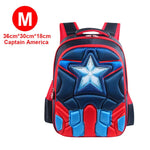 Superman Batman Spiderman Captain America Children School bag For Boy Girl Kindergarten Primary Kids Student Backpacks