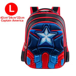 Superman Batman Spiderman Captain America Children School bag For Boy Girl Kindergarten Primary Kids Student Backpacks