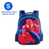 Superman Batman Spiderman Captain America Children School bag For Boy Girl Kindergarten Primary Kids Student Backpacks