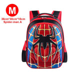 Superman Batman Spiderman Captain America Children School bag For Boy Girl Kindergarten Primary Kids Student Backpacks