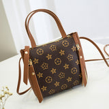 for Women 2019 Fashion  New Crossbody Bags classic pattern messenger bag Women Bag  PU Leather Handbags Shoulder Bag