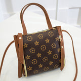 for Women 2019 Fashion  New Crossbody Bags classic pattern messenger bag Women Bag  PU Leather Handbags Shoulder Bag