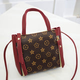 for Women 2019 Fashion  New Crossbody Bags classic pattern messenger bag Women Bag  PU Leather Handbags Shoulder Bag