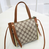 for Women 2019 Fashion  New Crossbody Bags classic pattern messenger bag Women Bag  PU Leather Handbags Shoulder Bag