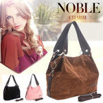 Vintage Women Handbag Female Suede Leather Bags Shoulder Bag Crossbody Bag Ladies Hobos Casual Tote Handbags Fashion