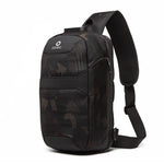 OZUKO 2019 New Men Anti-thief Chest Bags Lock Design Multifunction Shoulder Crossbody Bags For Men Trip Waterproof Messenger Bag