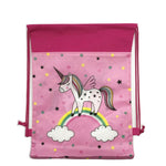 Christmas Gift Bag Cartoon Mickey Spideman School Backpack for Boy,Girl Unicorn Drawstring Bag Student book bag Kids School Bag