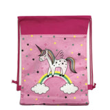 Christmas Gift Bag Cartoon Mickey Spideman School Backpack for Boy,Girl Unicorn Drawstring Bag Student book bag Kids School Bag