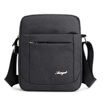 Solid Flap Bag College style Nylon Messenger Bag for Men Contracted Joker Crossbody Bag Lightweight Practical Shoulder Bag