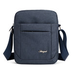 Solid Flap Bag College style Nylon Messenger Bag for Men Contracted Joker Crossbody Bag Lightweight Practical Shoulder Bag