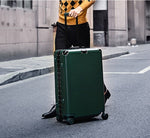 Super fashion NEW spinner aluminum frame hardside travel suitcase on wheel 26" travel bags trolley luggage bag 20" 24"