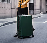 Super fashion NEW spinner aluminum frame hardside travel suitcase on wheel 26" travel bags trolley luggage bag 20" 24"
