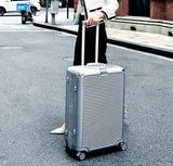 Super fashion NEW spinner aluminum frame hardside travel suitcase on wheel 26" travel bags trolley luggage bag 20" 24"