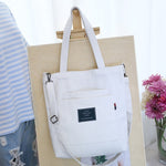 Mara's Dream Women Simple Big Capacity Canvas Bag Vintage Zipper Flap Bag Ladies Shoulder Messenger Crossbody Bags  Bolsos