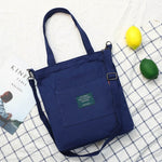 Mara's Dream Women Simple Big Capacity Canvas Bag Vintage Zipper Flap Bag Ladies Shoulder Messenger Crossbody Bags  Bolsos