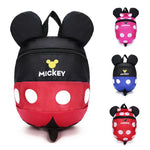 Cute Cartoon Minnie Mickey Children Backpacks Kids kindergarten Anti-lost Backpack Baby School Bags Satchel for Boys and Girls
