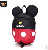 Cute Cartoon Minnie Mickey Children Backpacks Kids kindergarten Anti-lost Backpack Baby School Bags Satchel for Boys and Girls