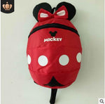 Cute Cartoon Minnie Mickey Children Backpacks Kids kindergarten Anti-lost Backpack Baby School Bags Satchel for Boys and Girls