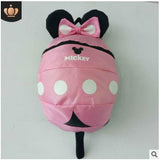 Cute Cartoon Minnie Mickey Children Backpacks Kids kindergarten Anti-lost Backpack Baby School Bags Satchel for Boys and Girls