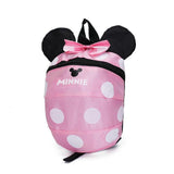 Cute Cartoon Minnie Mickey Children Backpacks Kids kindergarten Anti-lost Backpack Baby School Bags Satchel for Boys and Girls