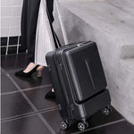Travel tale Can board front computer bag High quality business 20"  24"Rolling Luggage Spinner brand Travel Suitcase